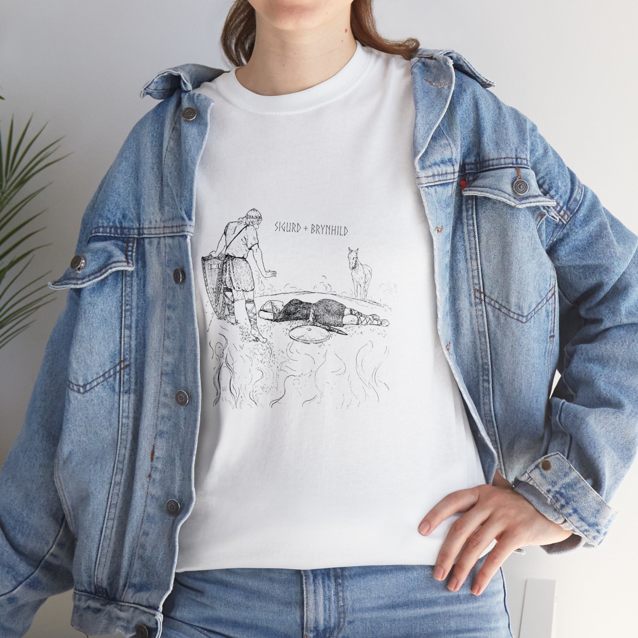 Sigurd + Brynhild Unisex Heavy Cotton Tee T-Shirt Printify
