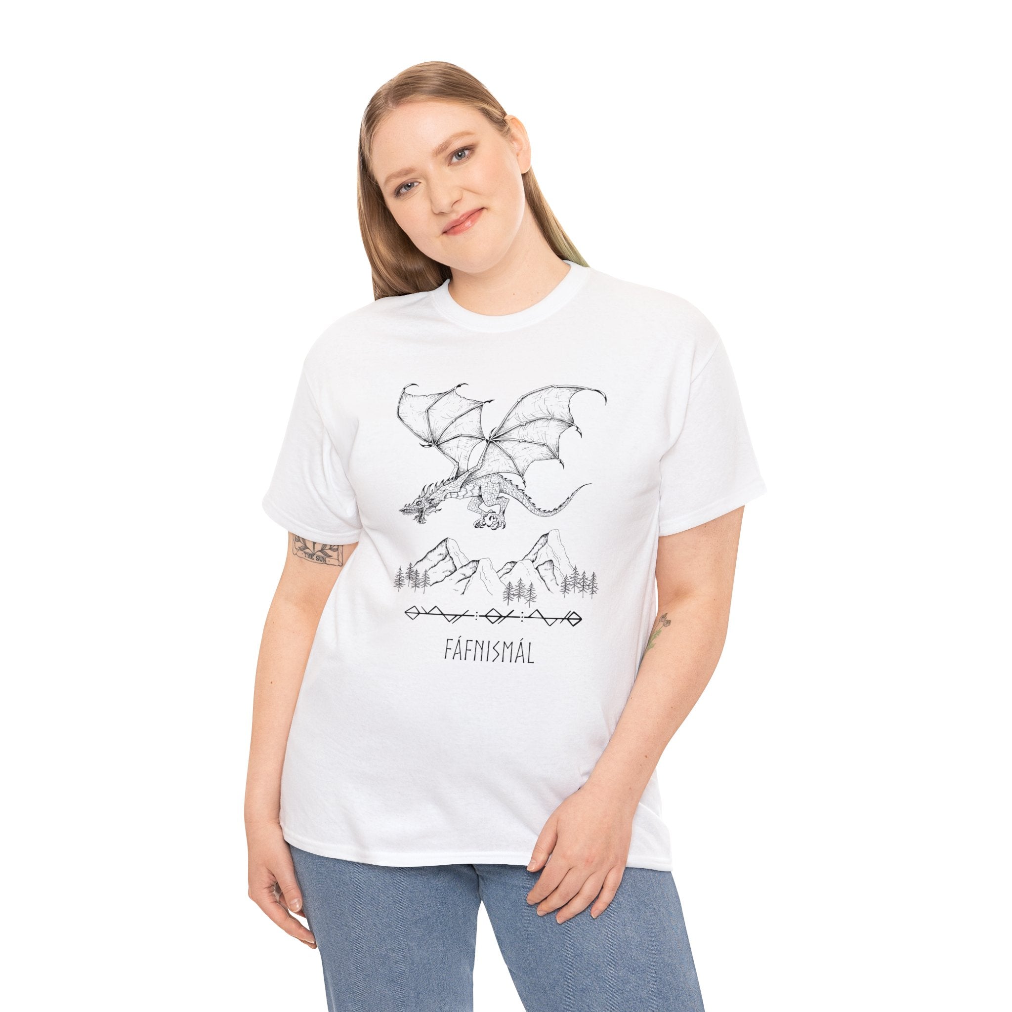 Fáfnismál Unisex Heavy Cotton Tee T-Shirt Printify