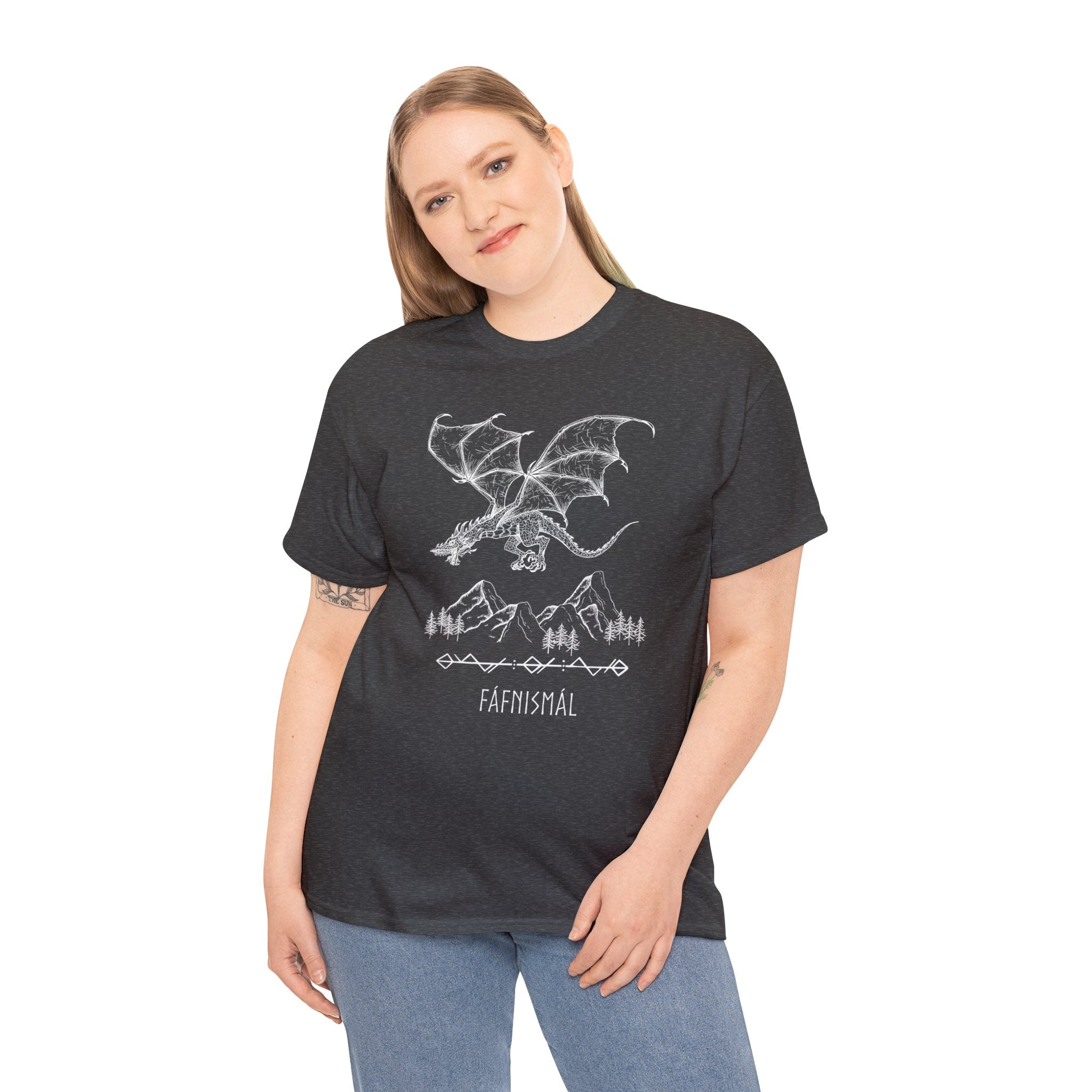Fáfnismál Unisex Heavy Cotton Tee T-Shirt Printify