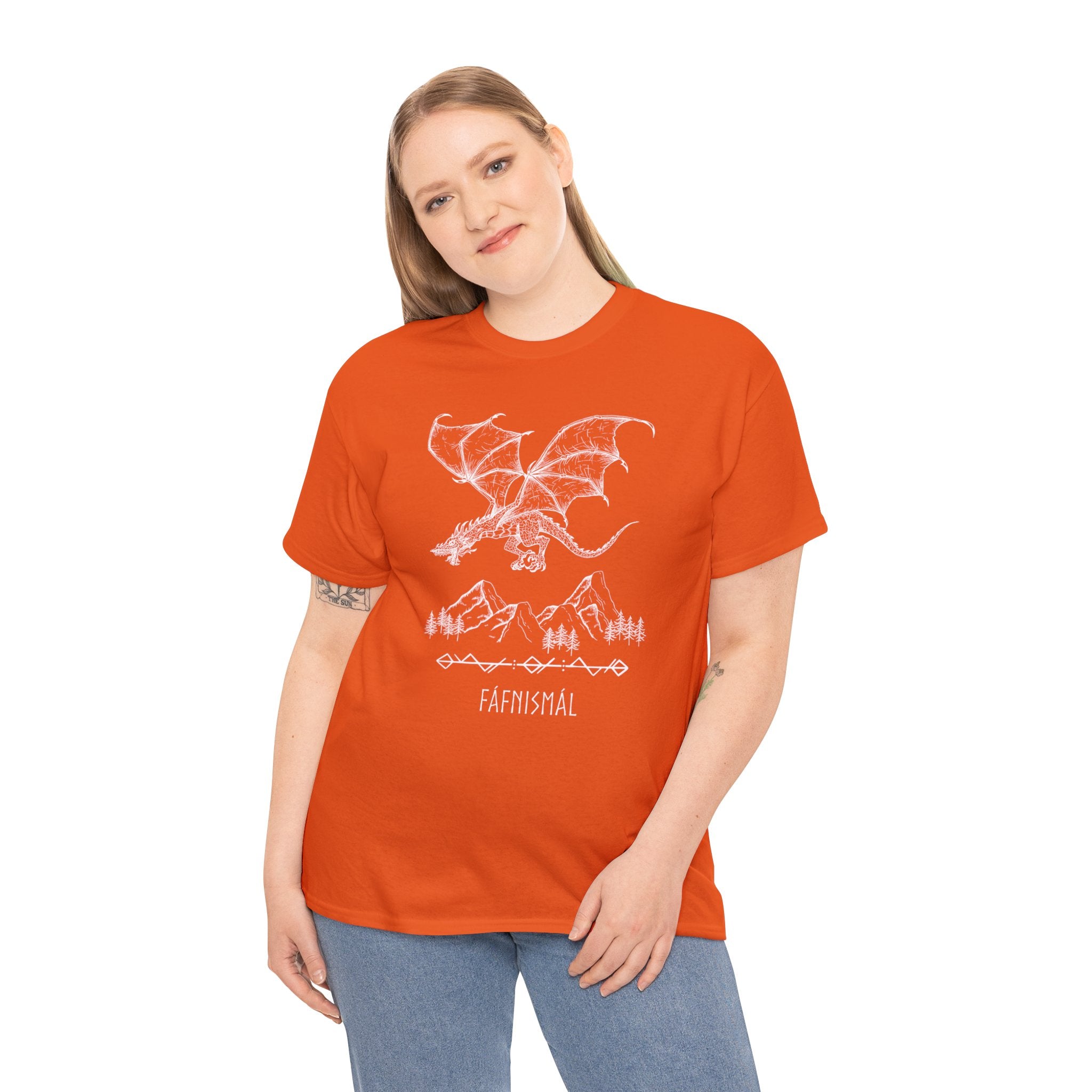 Fáfnismál Unisex Heavy Cotton Tee T-Shirt Printify