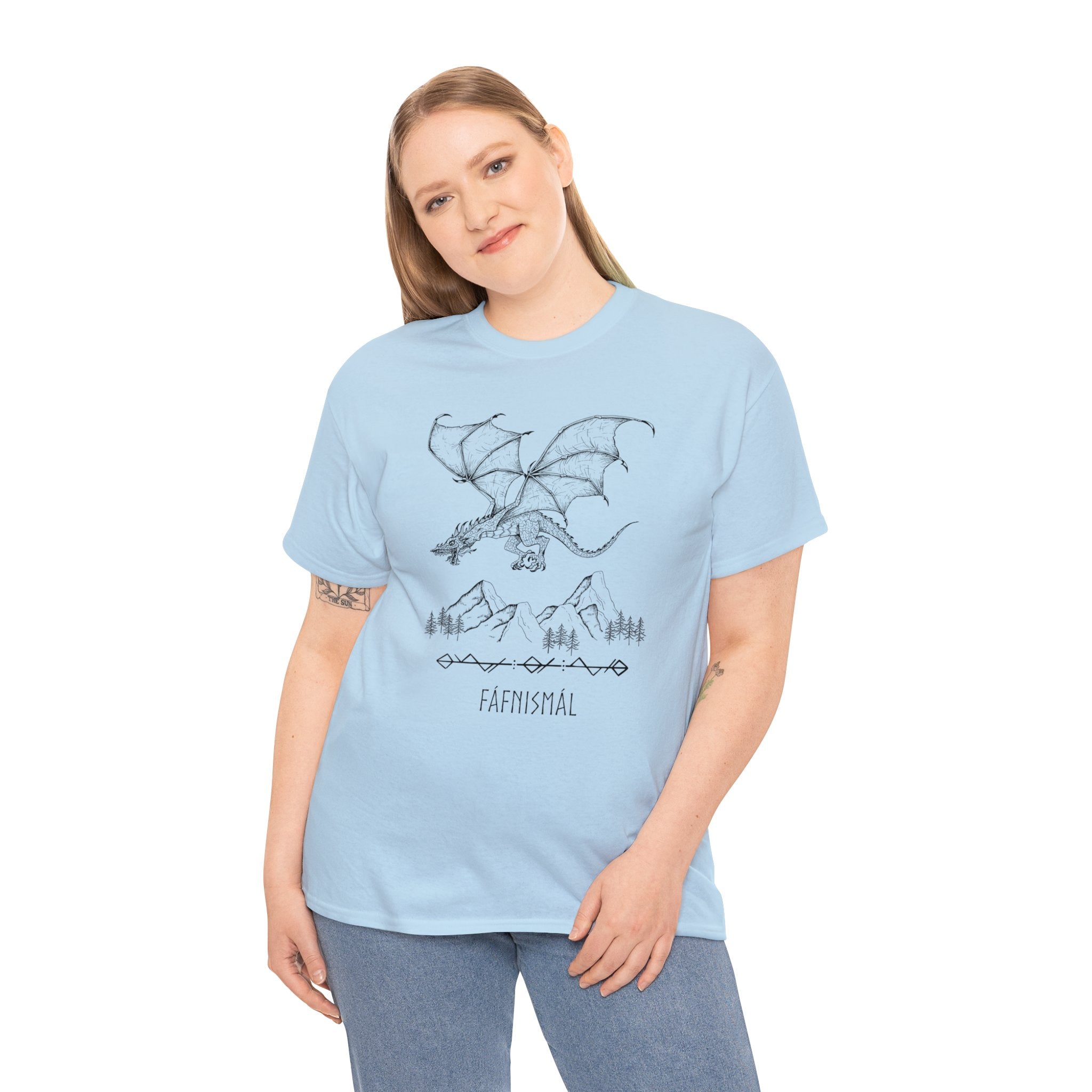 Fáfnismál Unisex Heavy Cotton Tee T-Shirt Printify