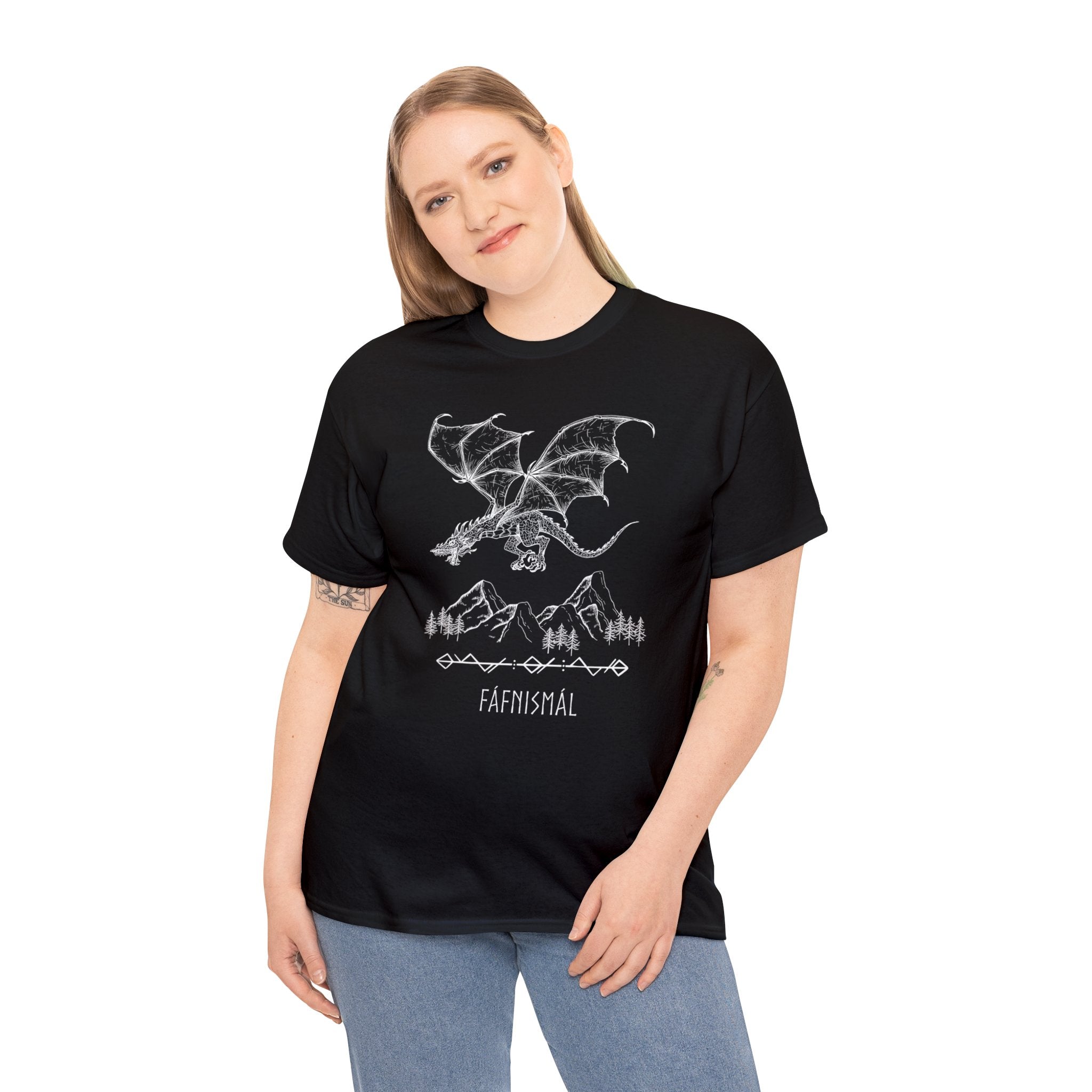 Fáfnismál Unisex Heavy Cotton Tee T-Shirt Printify