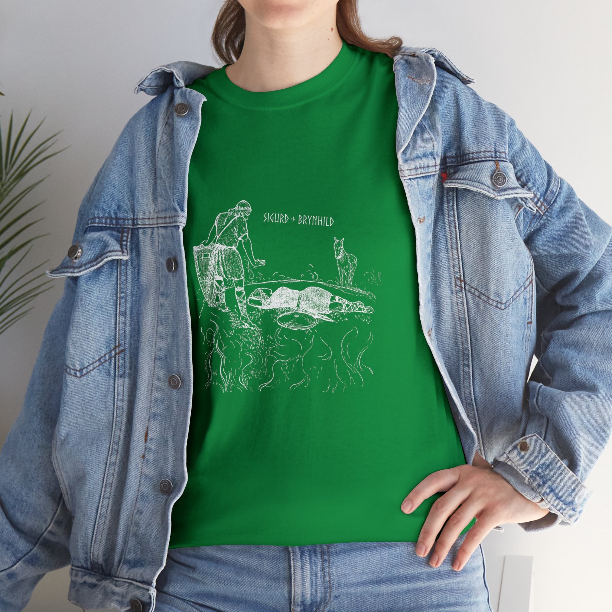 Sigurd + Brynhild Unisex Heavy Cotton Tee T-Shirt Printify