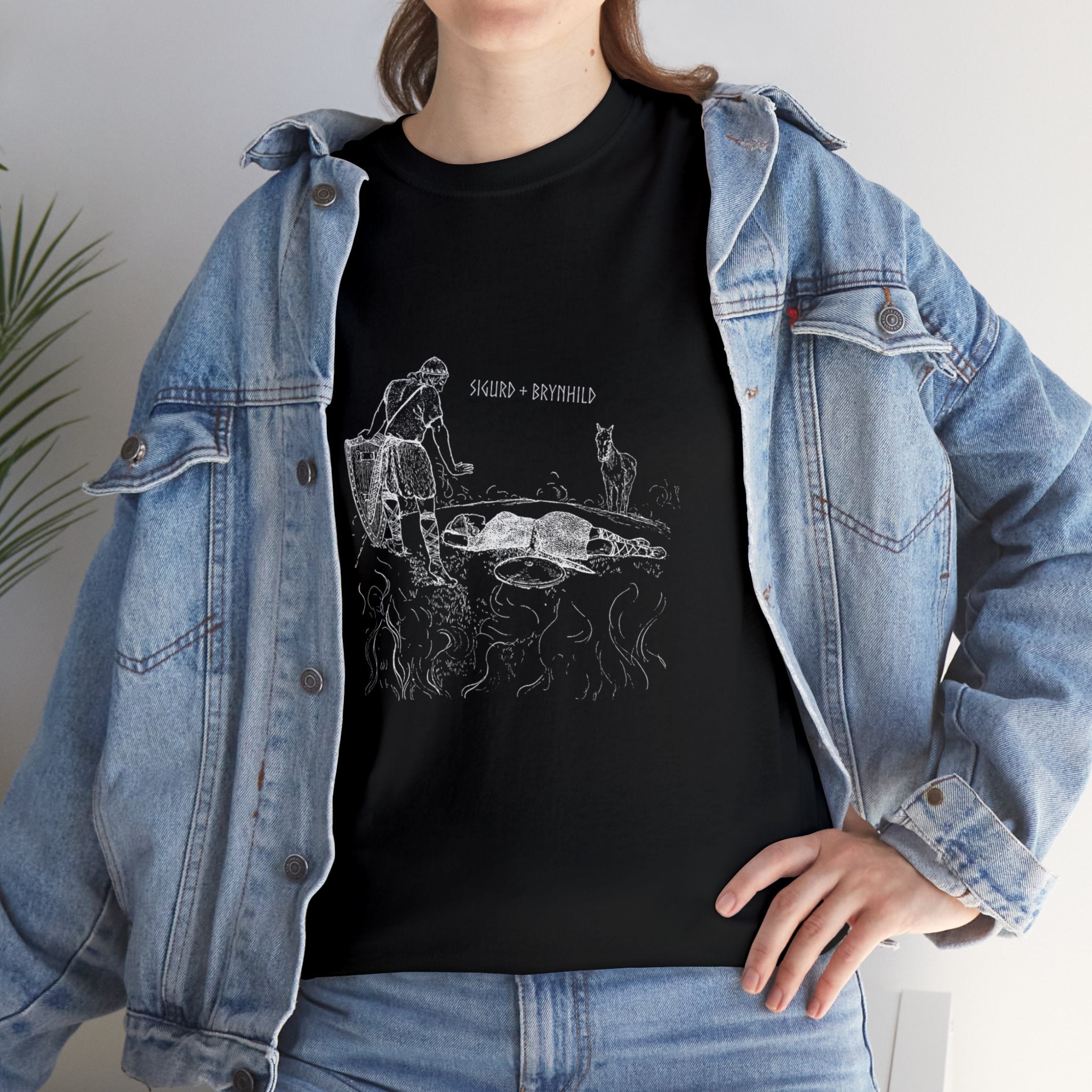 Sigurd + Brynhild Unisex Heavy Cotton Tee T-Shirt Printify