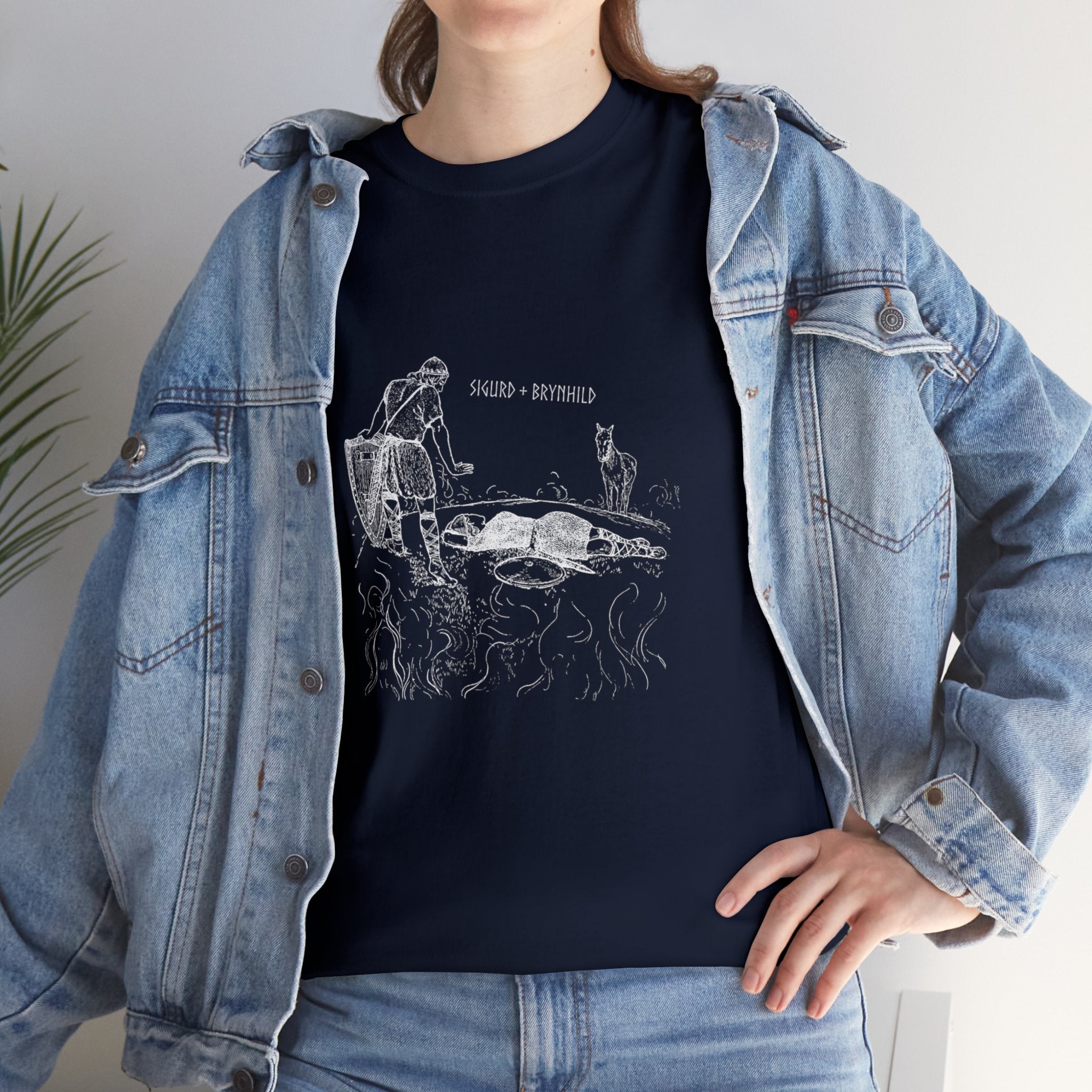 Sigurd + Brynhild Unisex Heavy Cotton Tee T-Shirt Printify