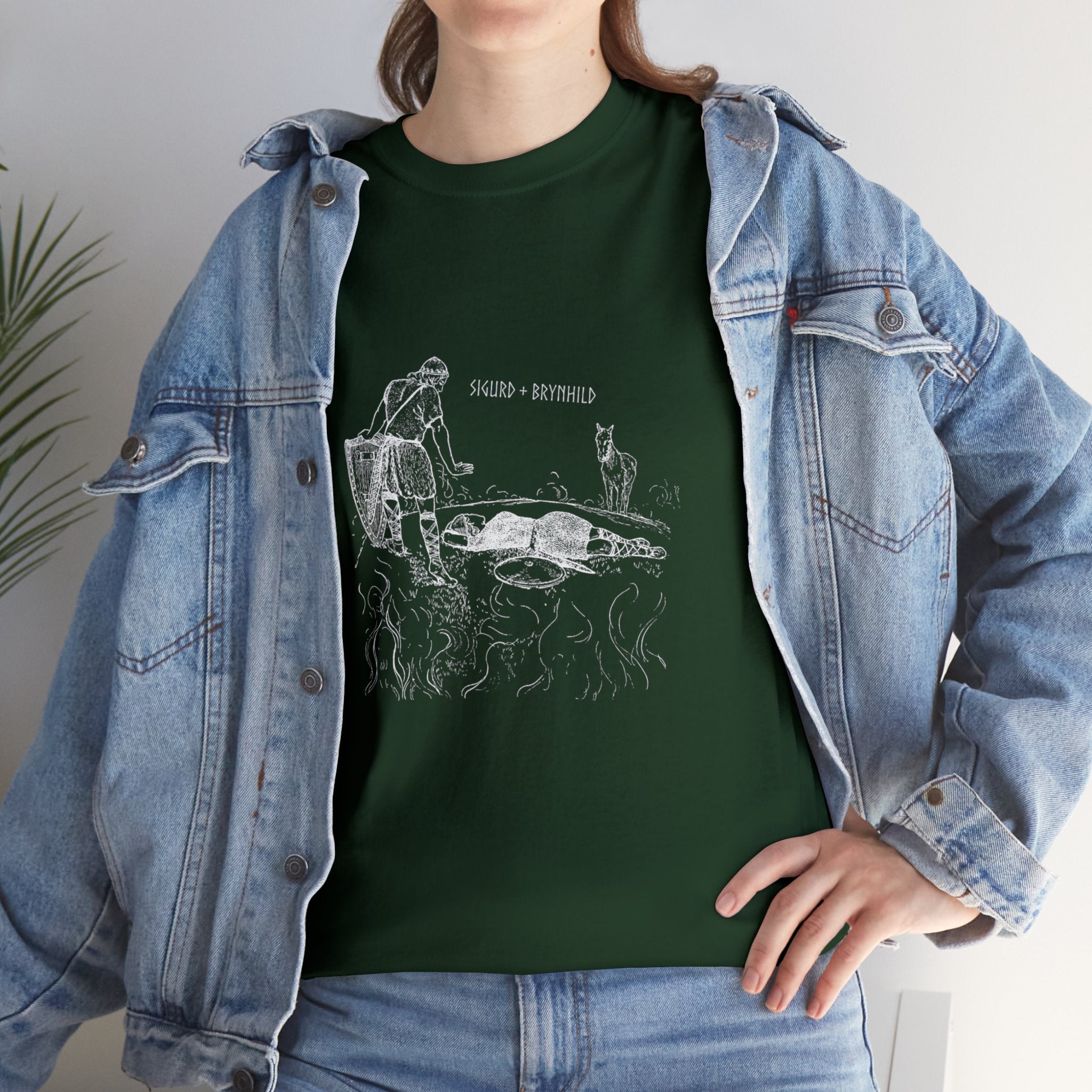 Sigurd + Brynhild Unisex Heavy Cotton Tee T-Shirt Printify