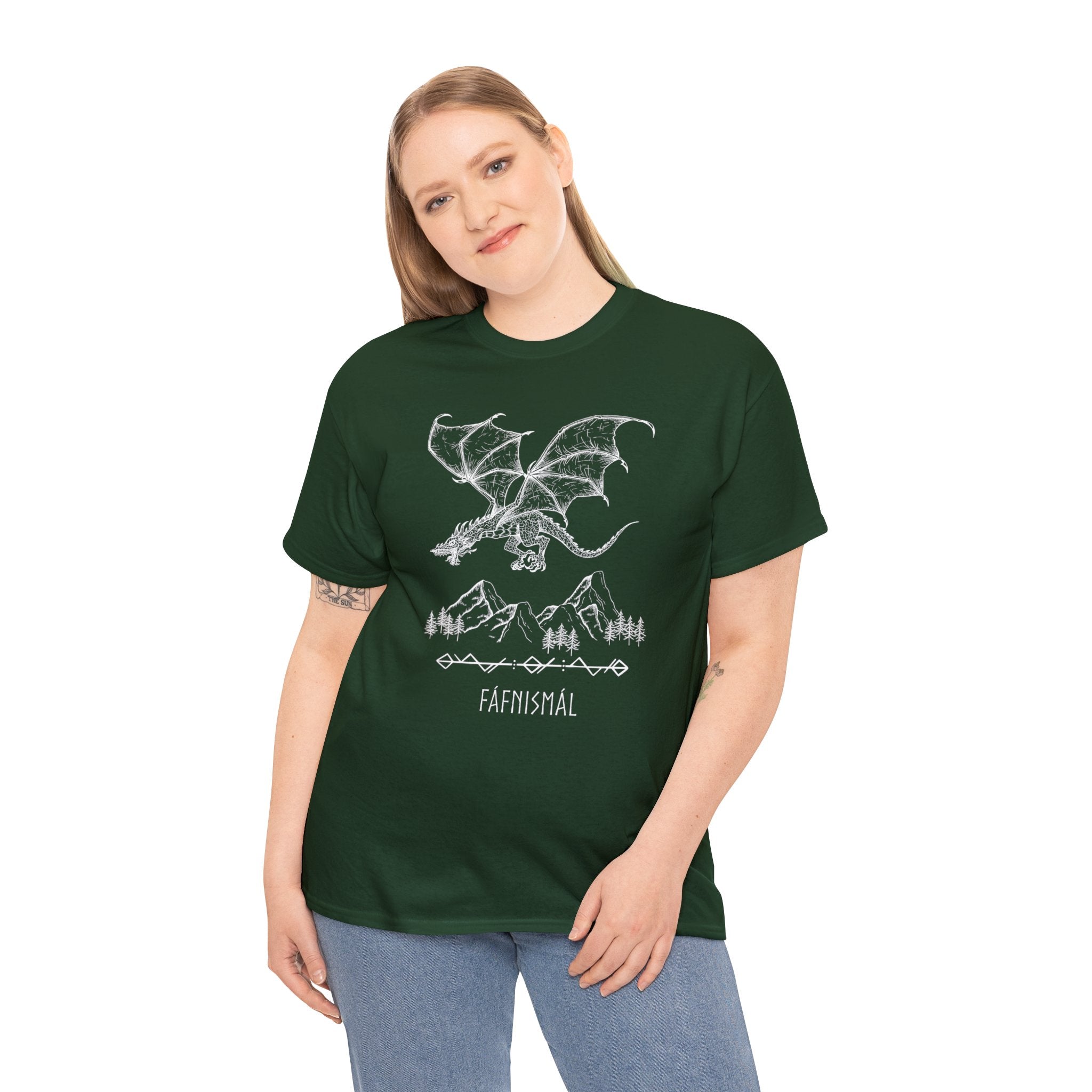 Fáfnismál Unisex Heavy Cotton Tee T-Shirt Printify