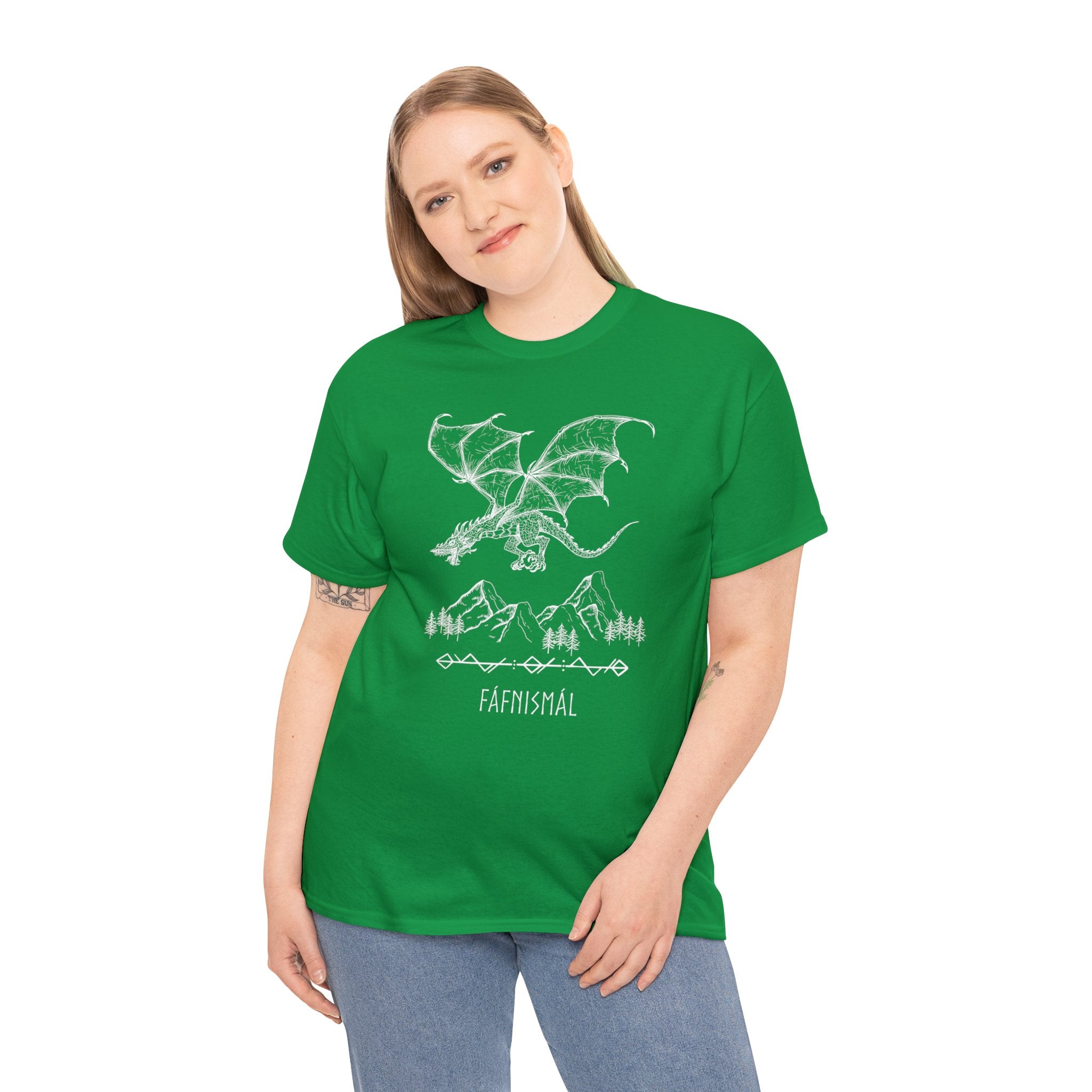 Fáfnismál Unisex Heavy Cotton Tee T-Shirt Printify