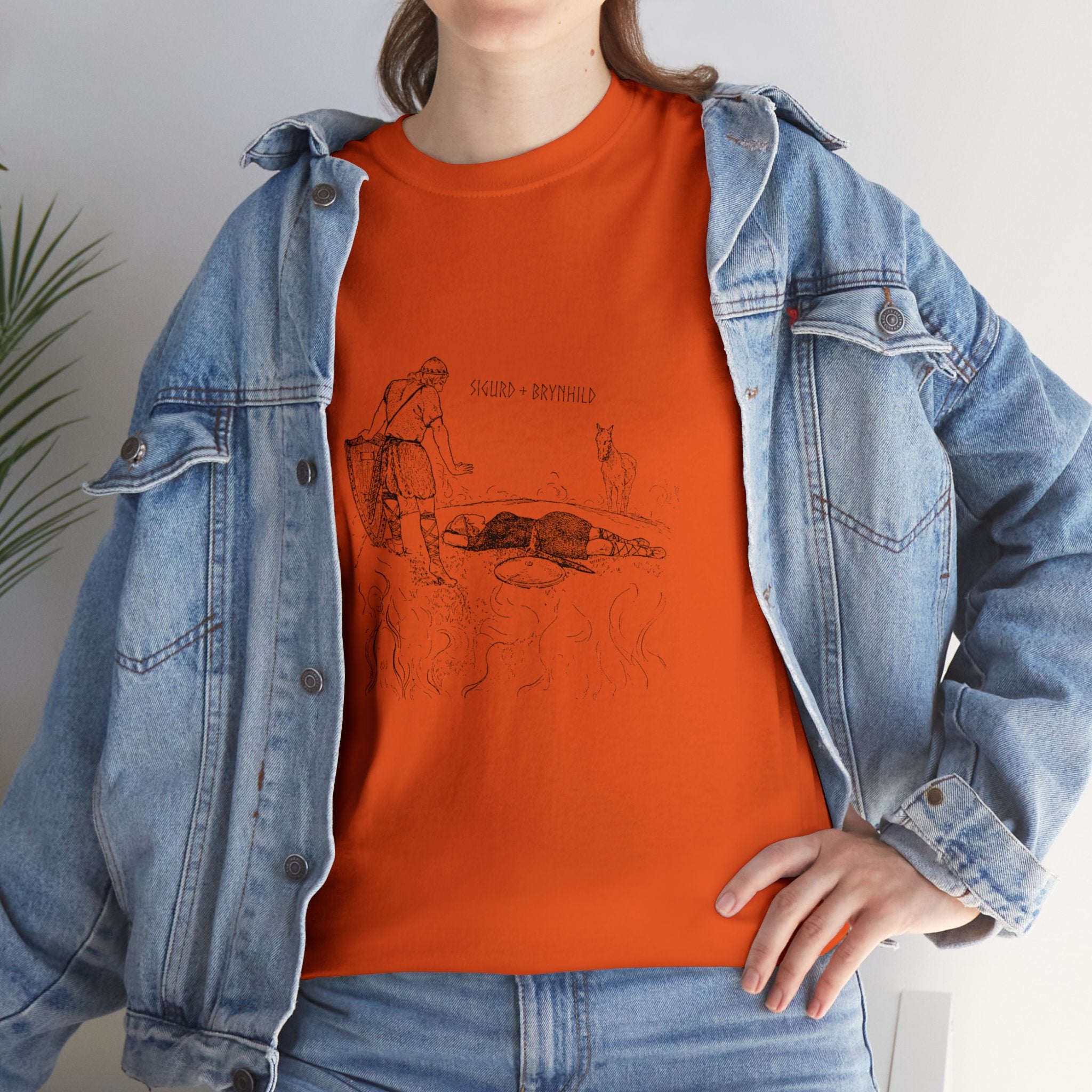 Sigurd + Brynhild Unisex Heavy Cotton Tee T-Shirt Printify