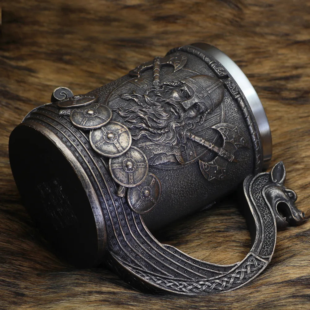 The Drakkar Warship - Viking Tankard The Pagan Trader