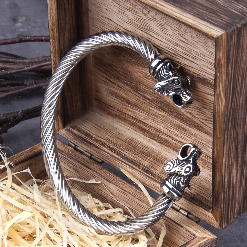 Björneið Arm Ring - Old Norse Bear Viking Oath Ring Torc Bracelet 0 The Pagan Trader Style 2 18cm