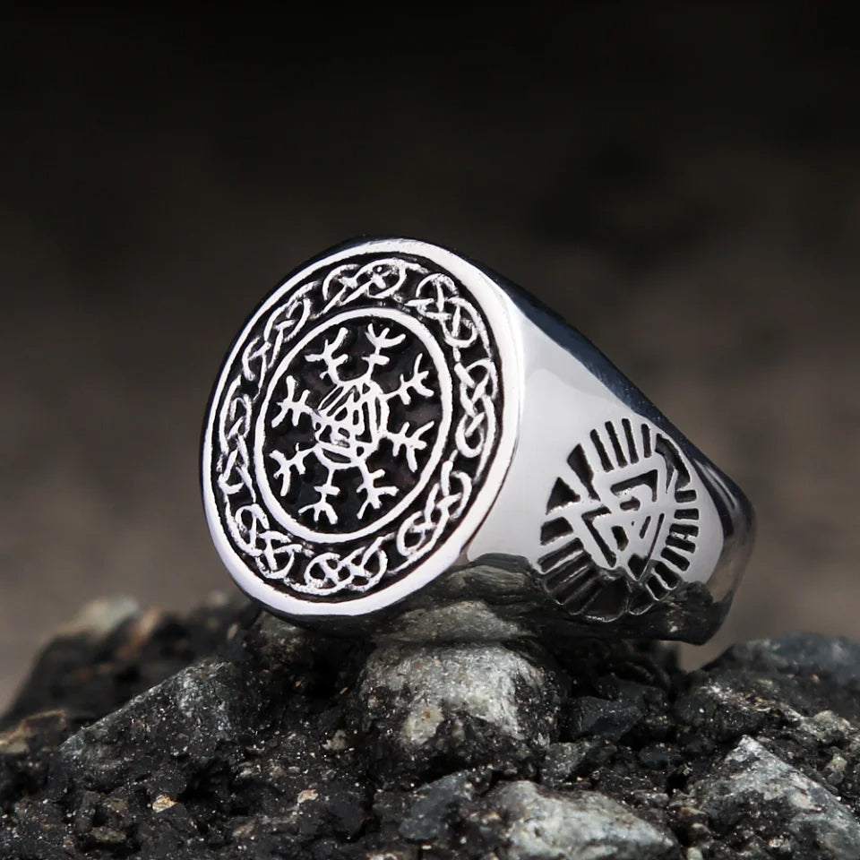 Valknut Ægishjálmr Ring 0 My Store