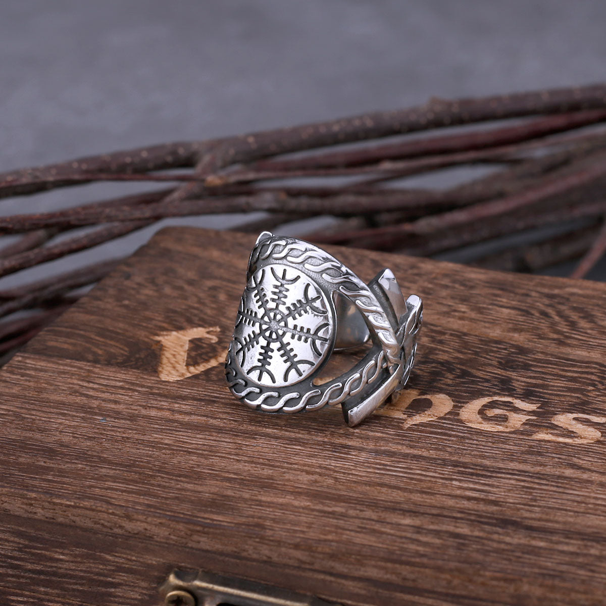 Gungnir Ægishjálmr Ring 0 The Pagan Trader