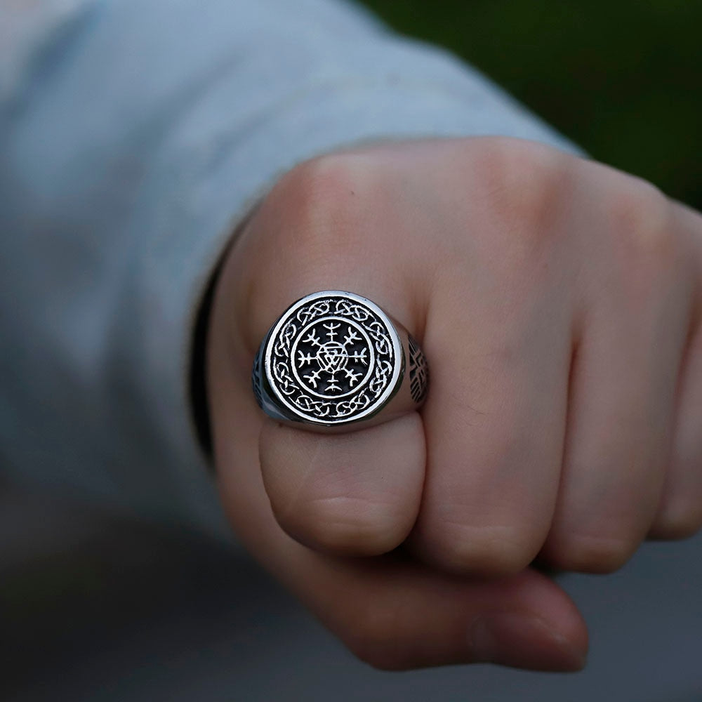 Valknut Ægishjálmr Ring 0 My Store