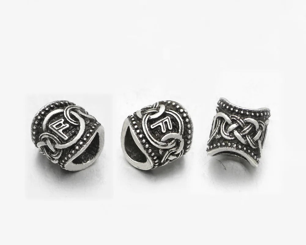 24pcs Norse Elder Futhark Rune Web of Wyrd Bead Set The Pagan Trader