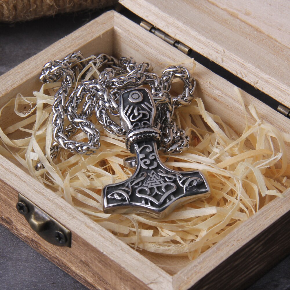 Celtic Weave Valknut Mjölnir Amulet 0 The Pagan Trader