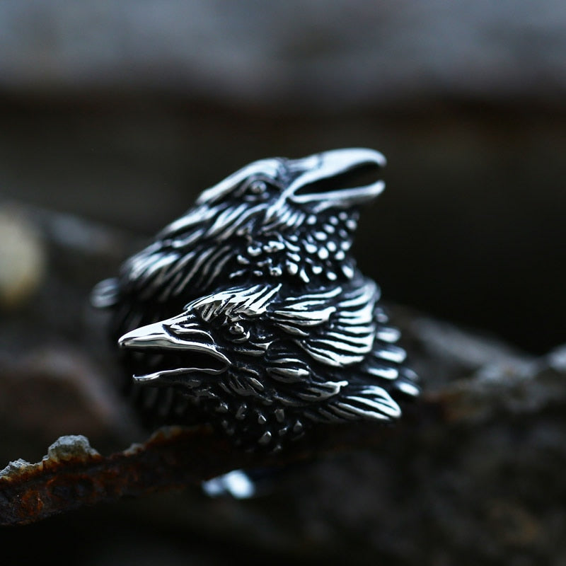 Huginn and Muninn Ring 0 My Store