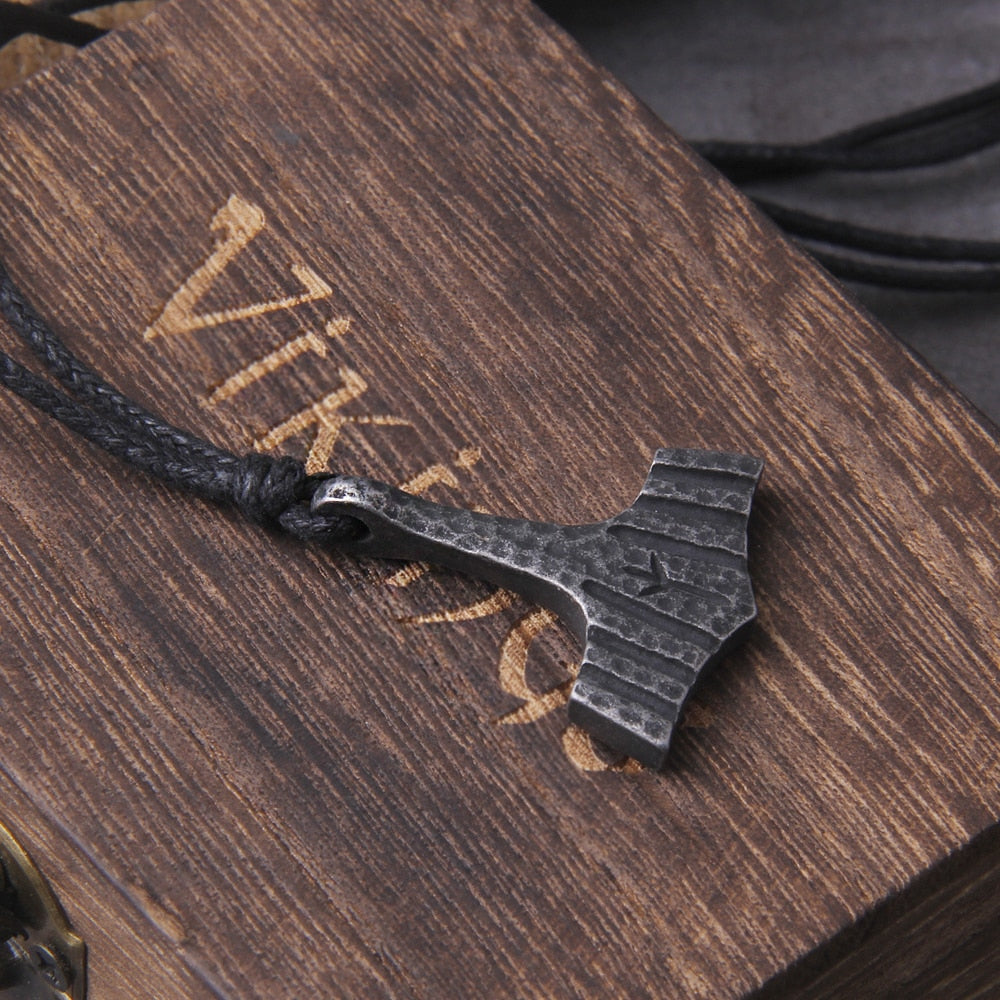 Algiz Rune Engraved Mjölnir 0 My Store