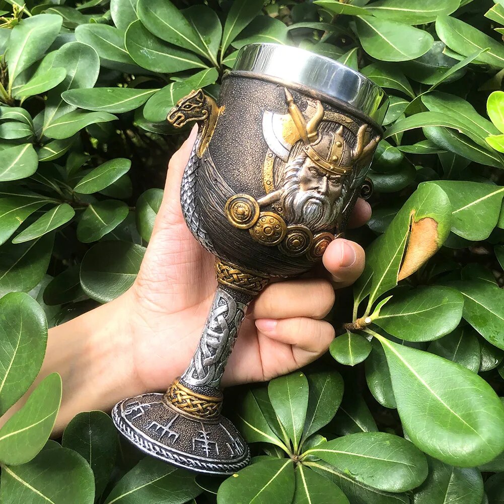 Odin Vegvísir Drakkar Goblet The Pagan Trader