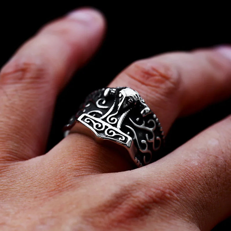 Scania Mjölnir Ring - Historical Viking Jewelry Replica  The Pagan Trader