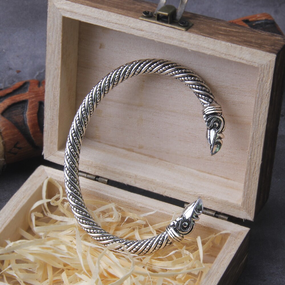 Huginn & Muninn Bangle Arm Ring 0 The Pagan Trader