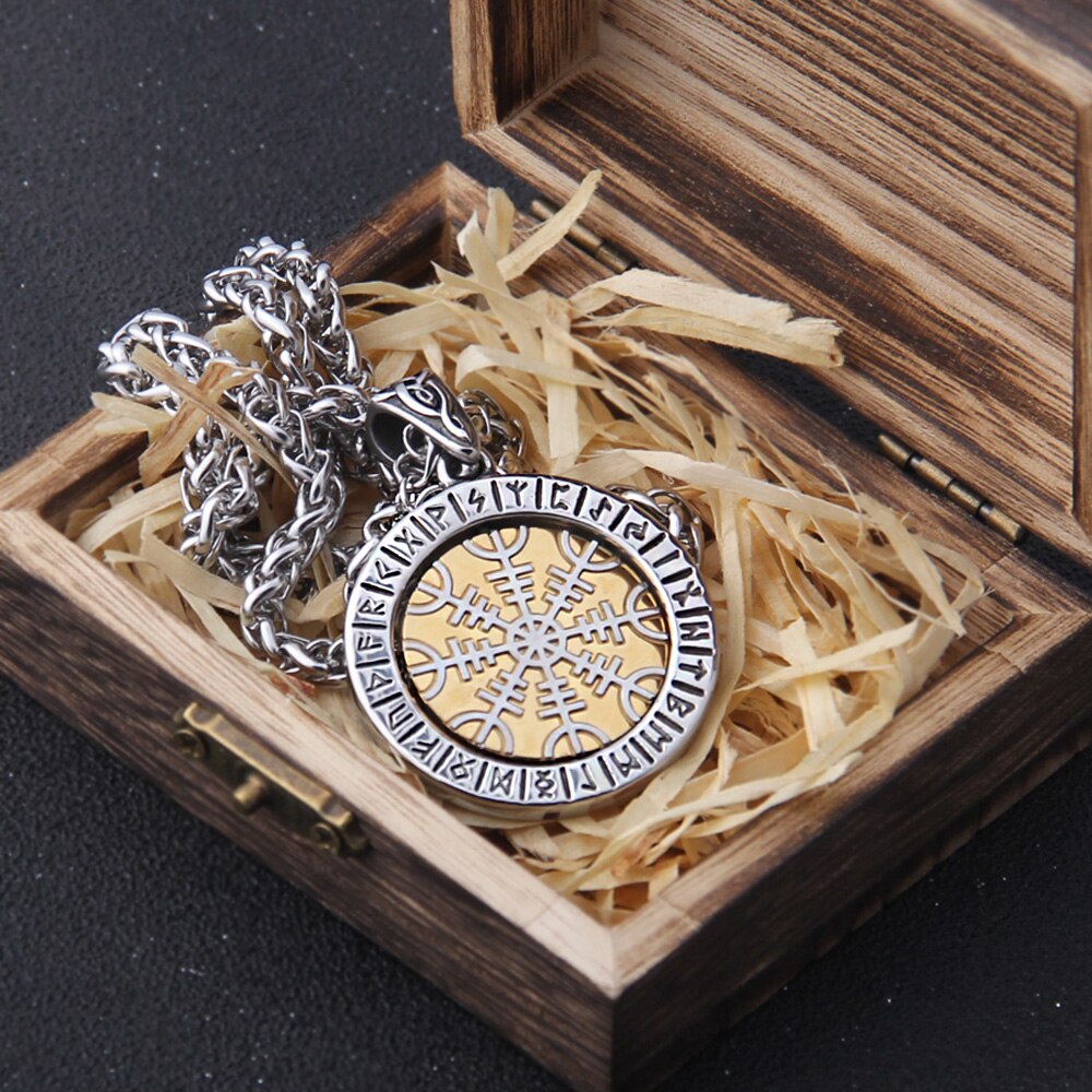Rotating Ægishjálmr Amulet 0 The Pagan Trader