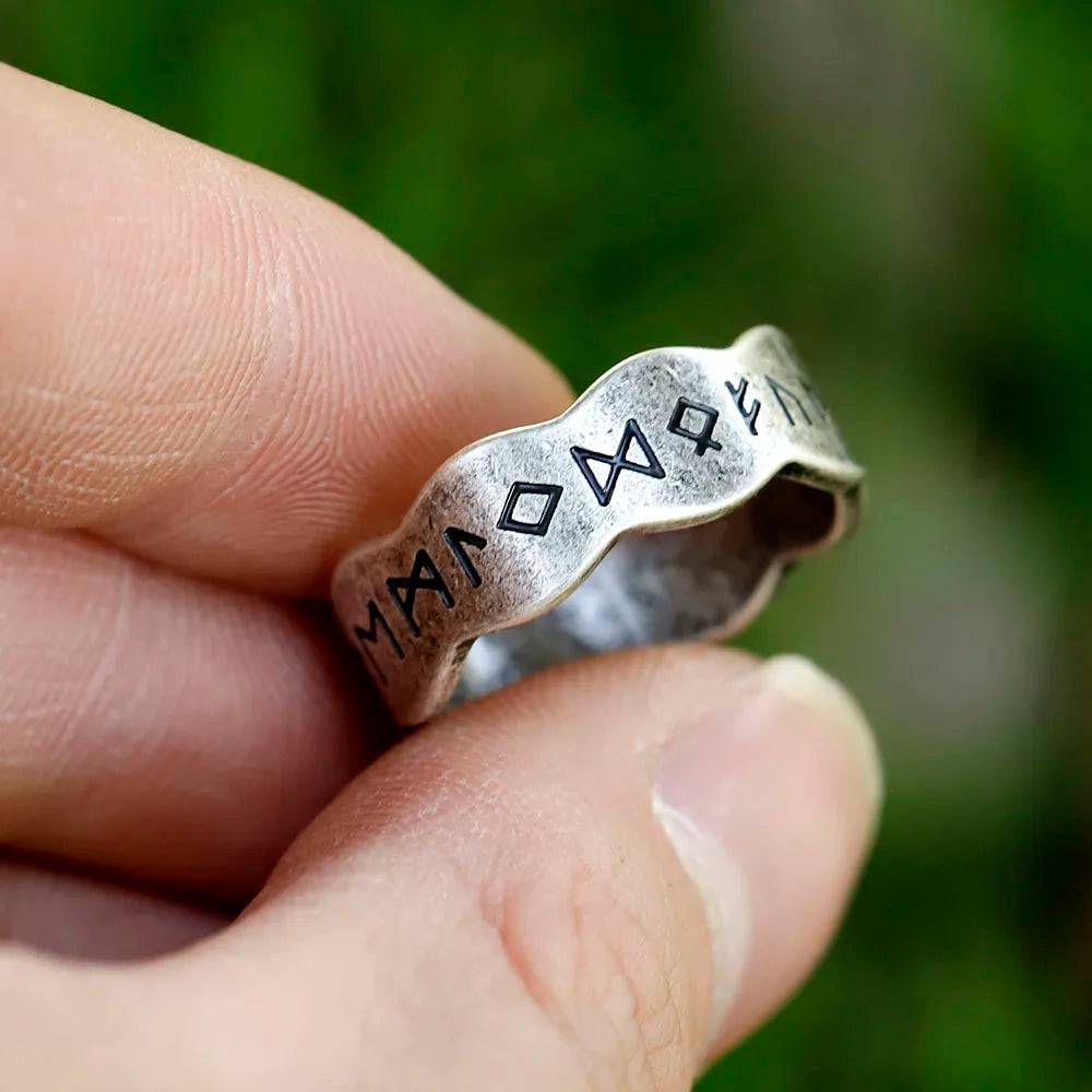 Elder Futhark Crown Ring 0 My Store