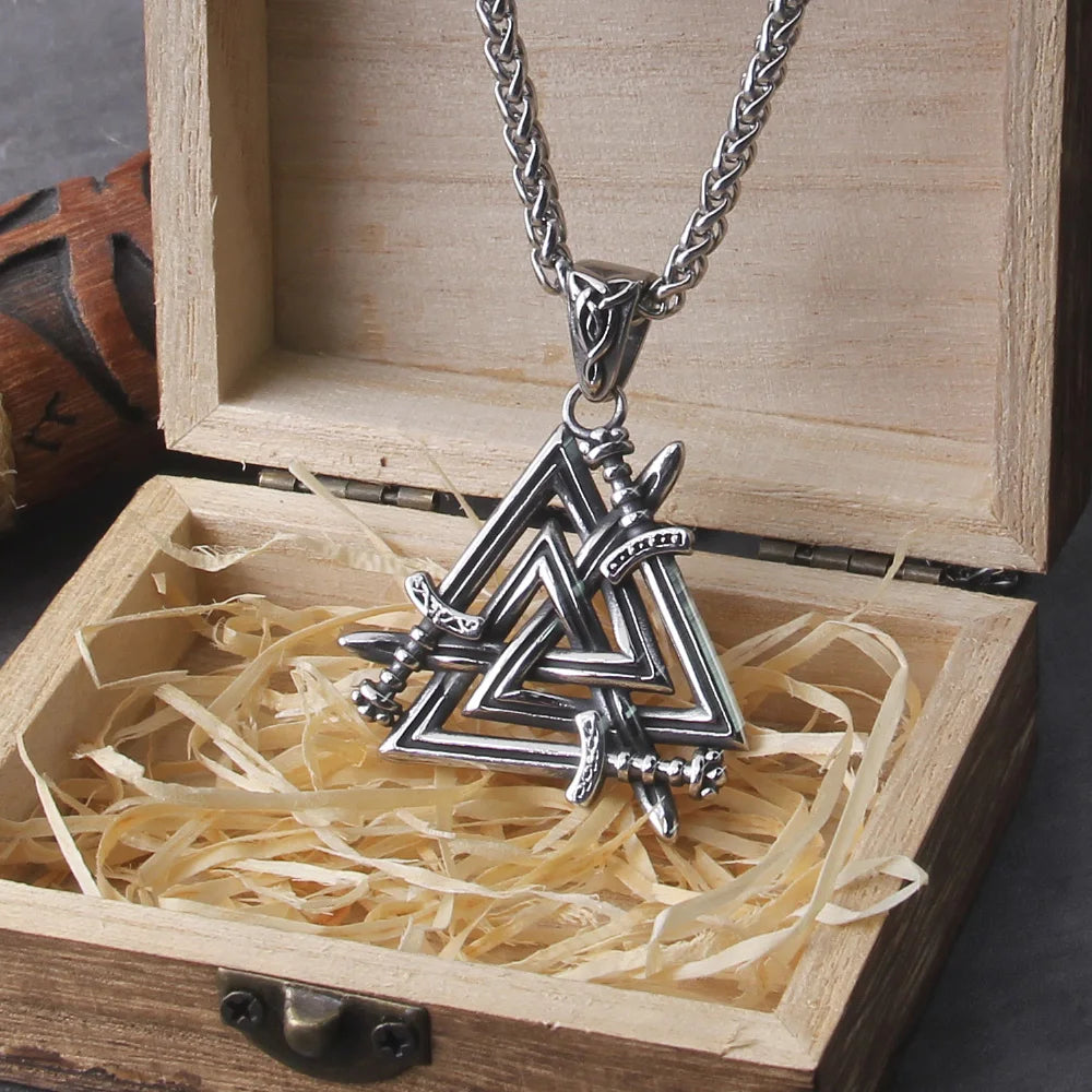Sword Molten Valknut Amulet 0 The Pagan Trader