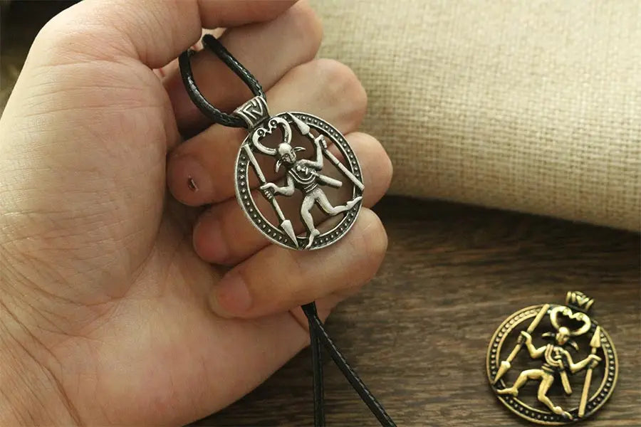 Vendel Torslunda Plate Berserker Pendant  Paganheim