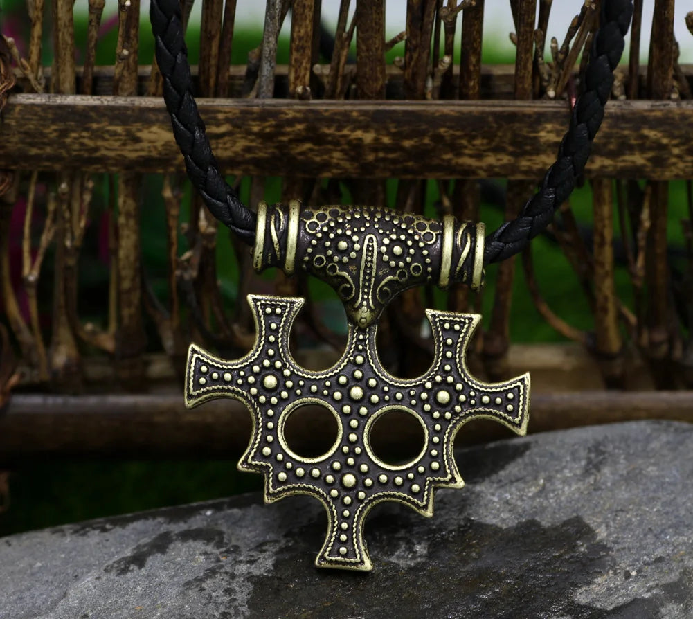 Scandinavian Hiddensee Historical Norse Viking Necklace The Pagan Trader Bronze