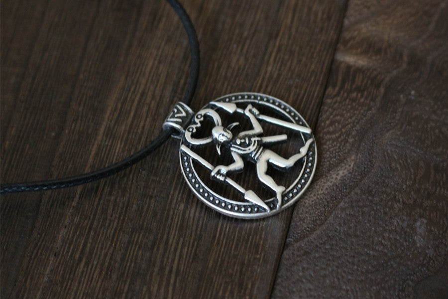Vendel Torslunda Plate Berserker Pendant  Paganheim