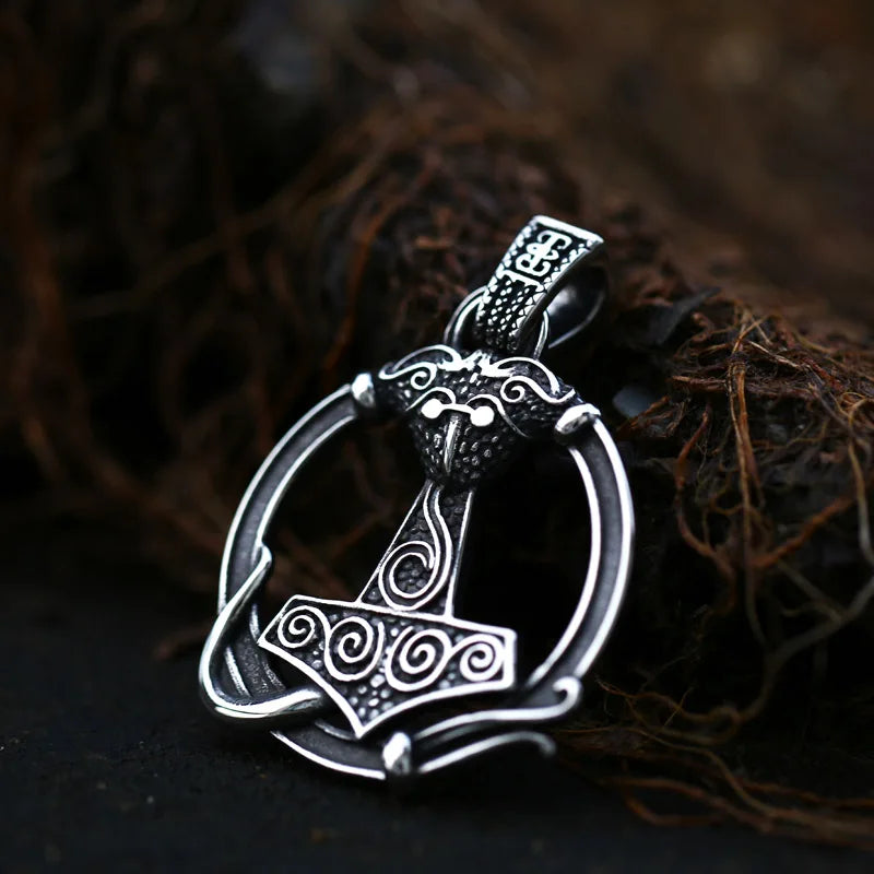 Skåne Erikstorp Mjölnir - Historical Raven Thor's Hammer The Pagan Trader