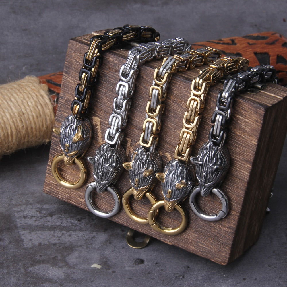 The Wolf Pack - Viking Byzantine Chain Linked Bracelet Collection 0 The Pagan Trader