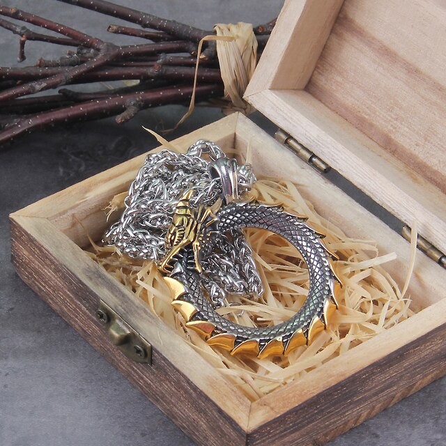 The Malice Striker - Rotating Pendant 0 The Pagan Trader Gold 50cm