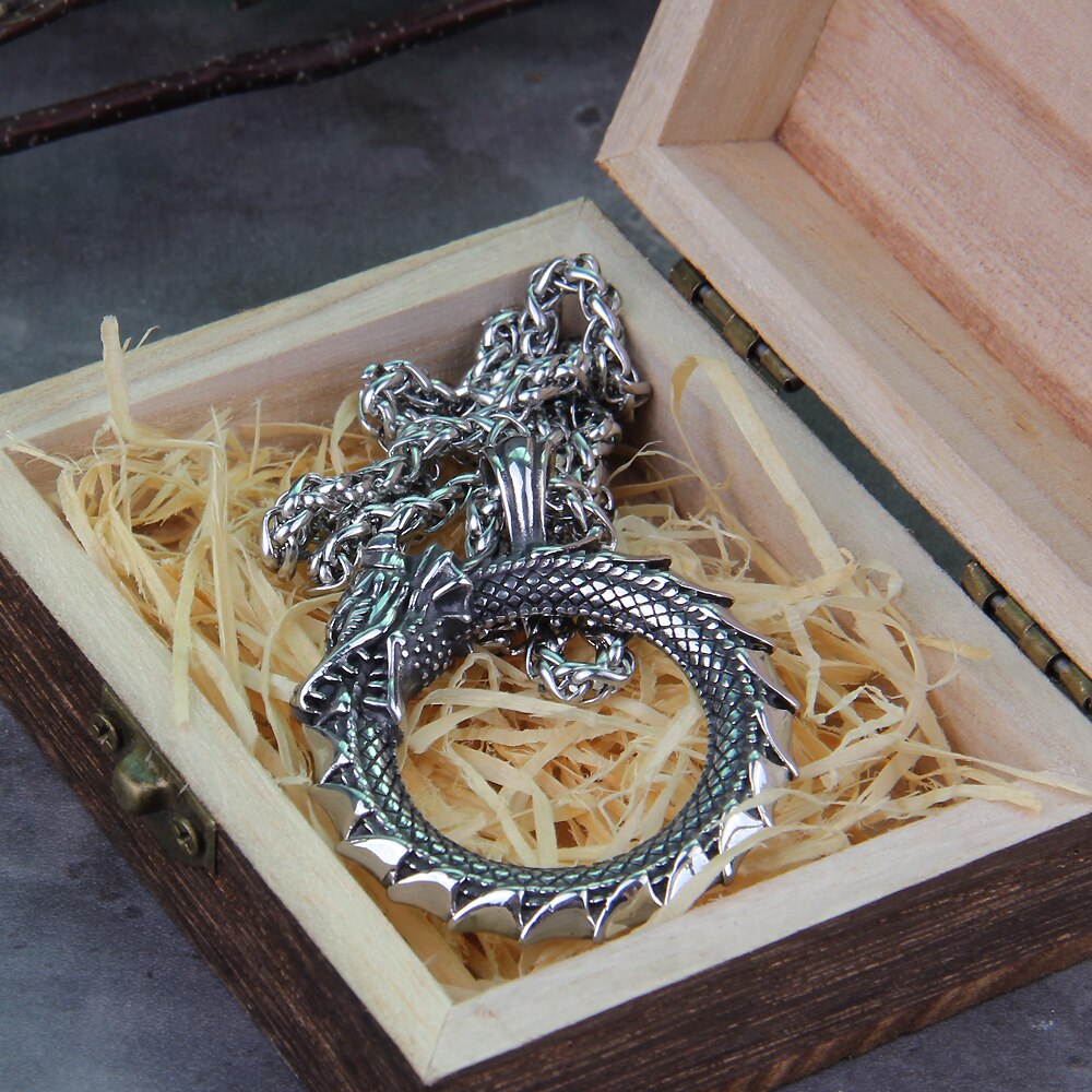 The Malice Striker - Rotating Pendant 0 The Pagan Trader Silver 50cm