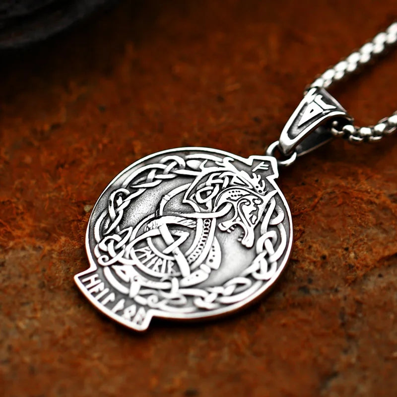 Norse Viking Ringerike Dragon Wyrm Pendant The Pagan Trader