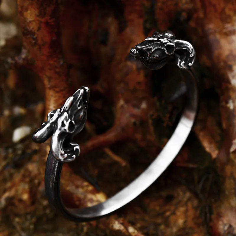 Norse Pagan Thor's Goats Skull Head Viking Arm Ring The Pagan Trader