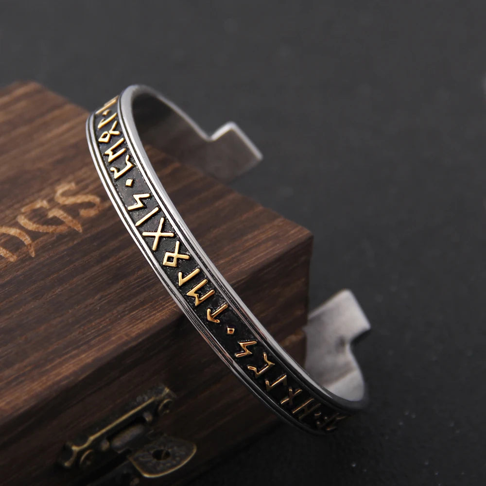 Elder Futhark Norse Viking Arm Ring Bangle Paganheim