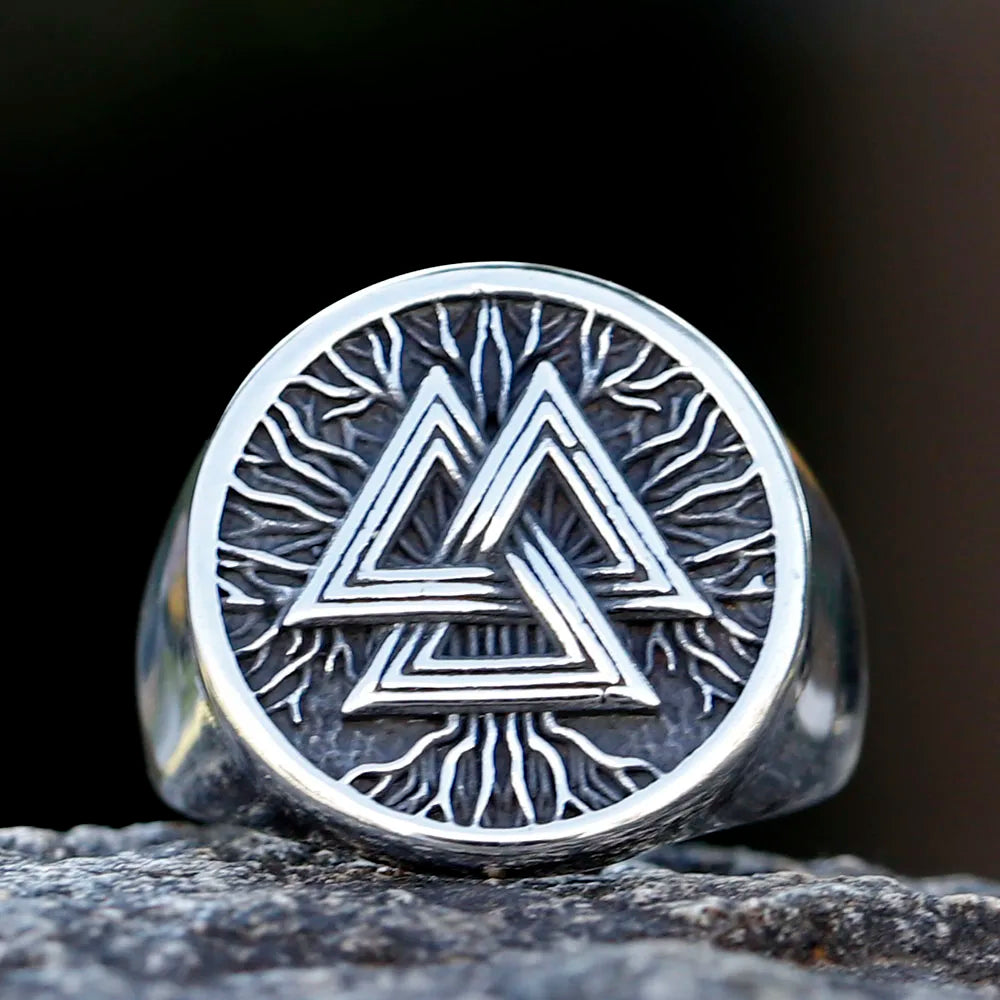 Valknut Yggdrasil Norse Viking Ring The Pagan Trader