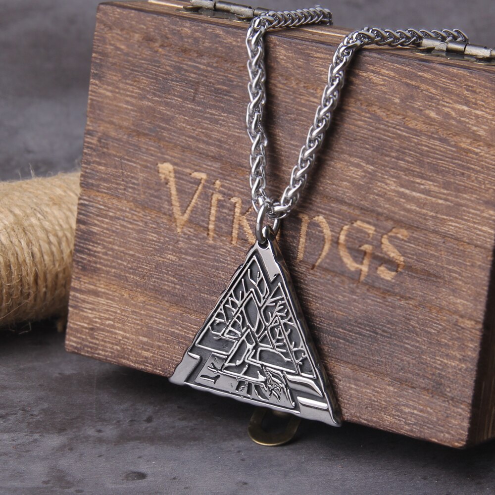 Valknut Yggdrasil Amulet 0 The Pagan Trader