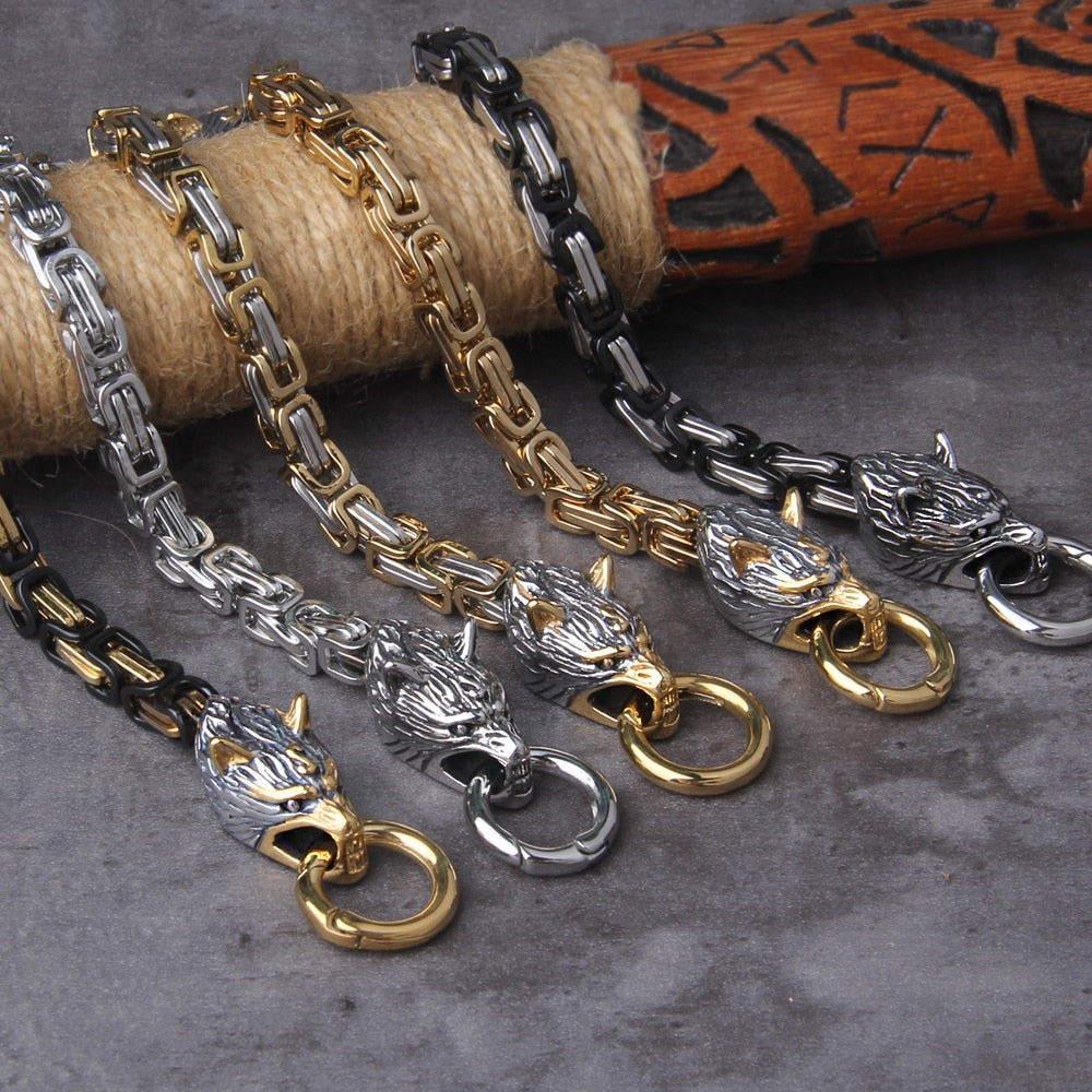The Wolf Pack - Viking Byzantine Chain Linked Bracelet Collection 0 The Pagan Trader