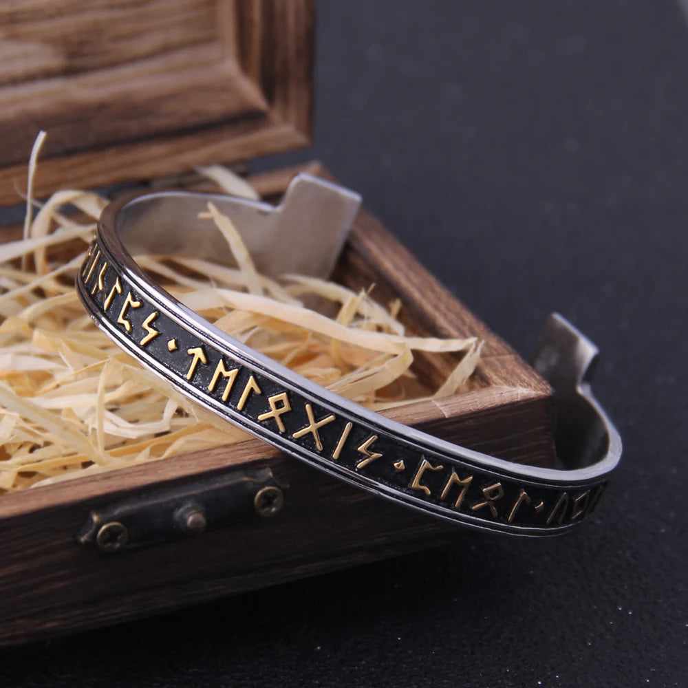 Elder Futhark Norse Viking Arm Ring Bangle Paganheim