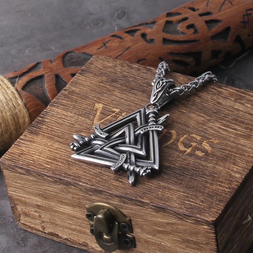 Sword Molten Valknut Amulet 0 The Pagan Trader