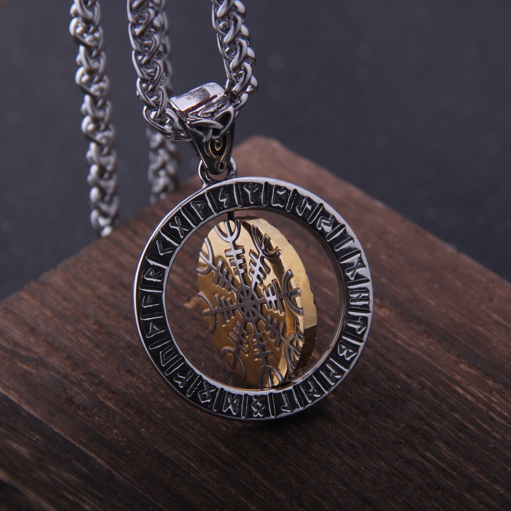 Rotating Ægishjálmr Amulet 0 The Pagan Trader