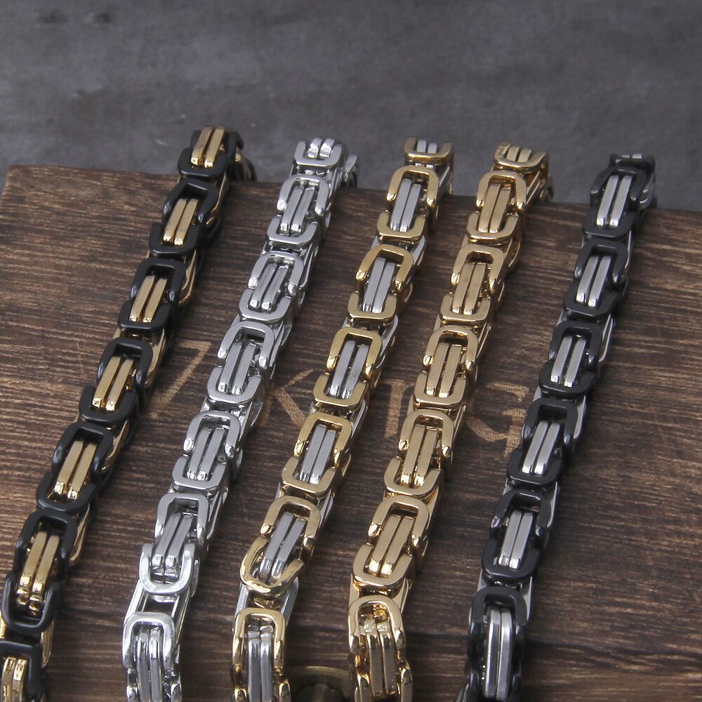 The Wolf Pack - Viking Byzantine Chain Linked Bracelet Collection 0 The Pagan Trader