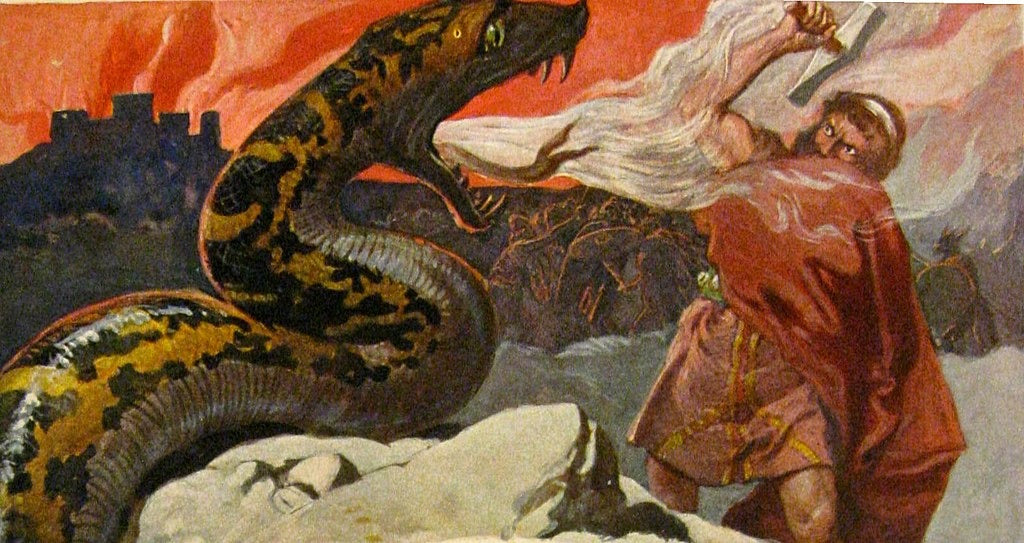 Jormungandr: The Colossal Serpent of Norse Mythology