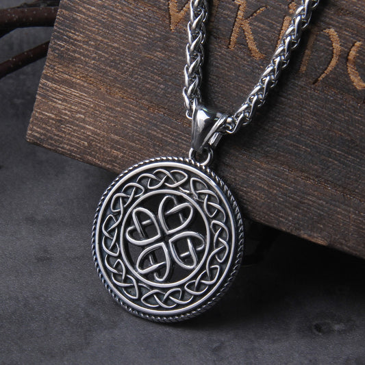 Unveil the allure of Celtic symbolism with our Druid's Talisman Pendant, featuring a unique twist on the classic Celtic Knot.