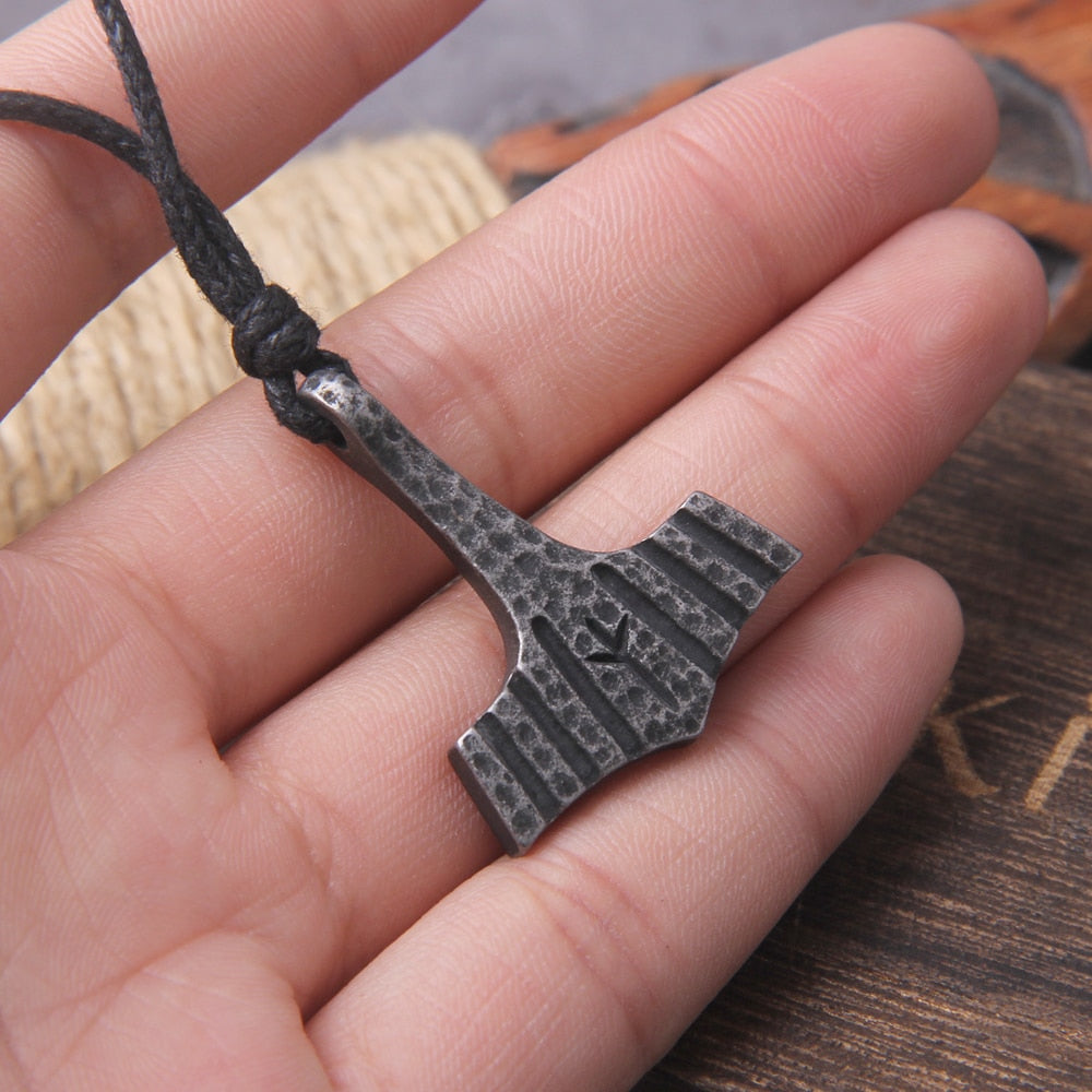 Algiz Rune Engraved Mjölnir 0 My Store   
