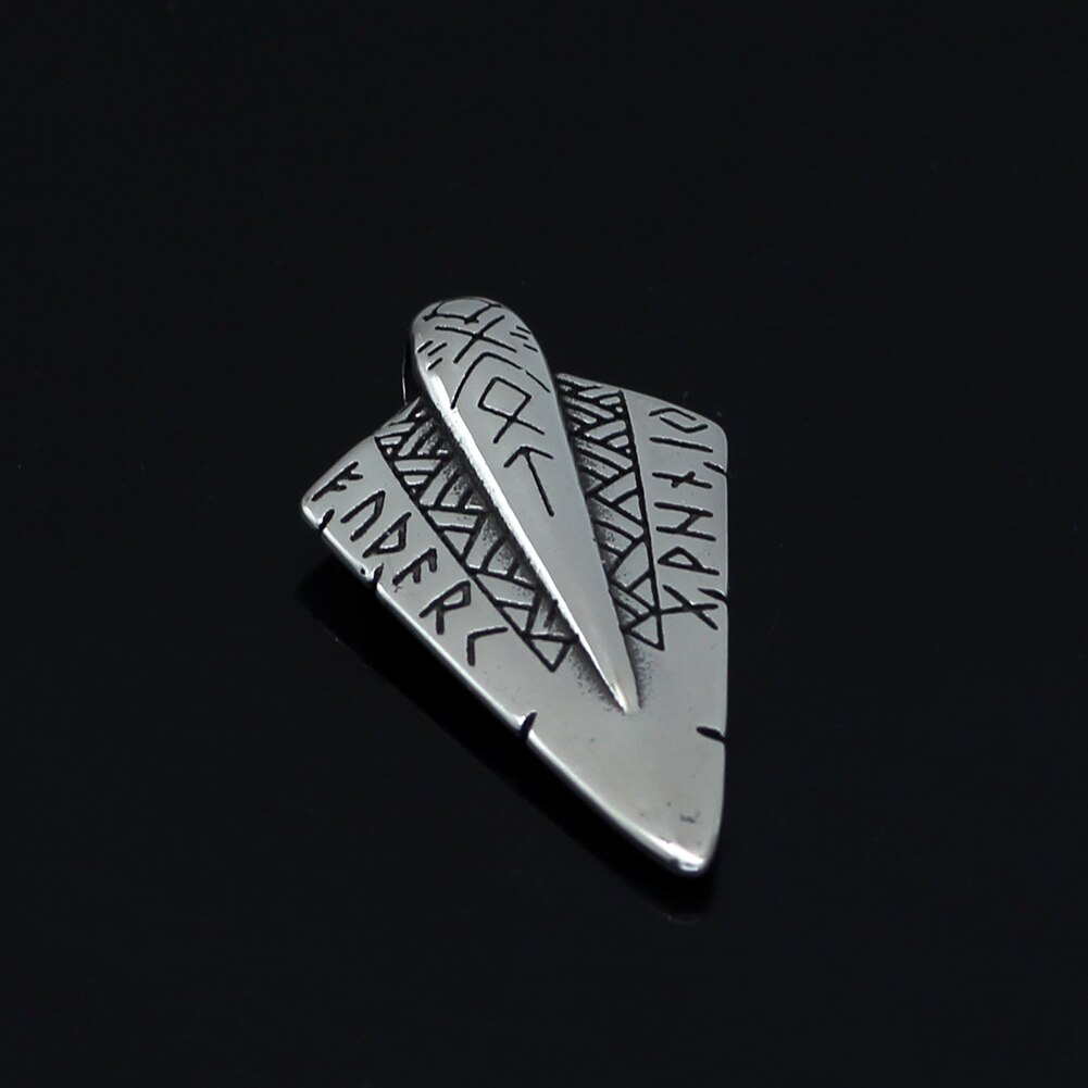 Rune Engraved Gungnir Spearhead 0 My Store Pendant Only  