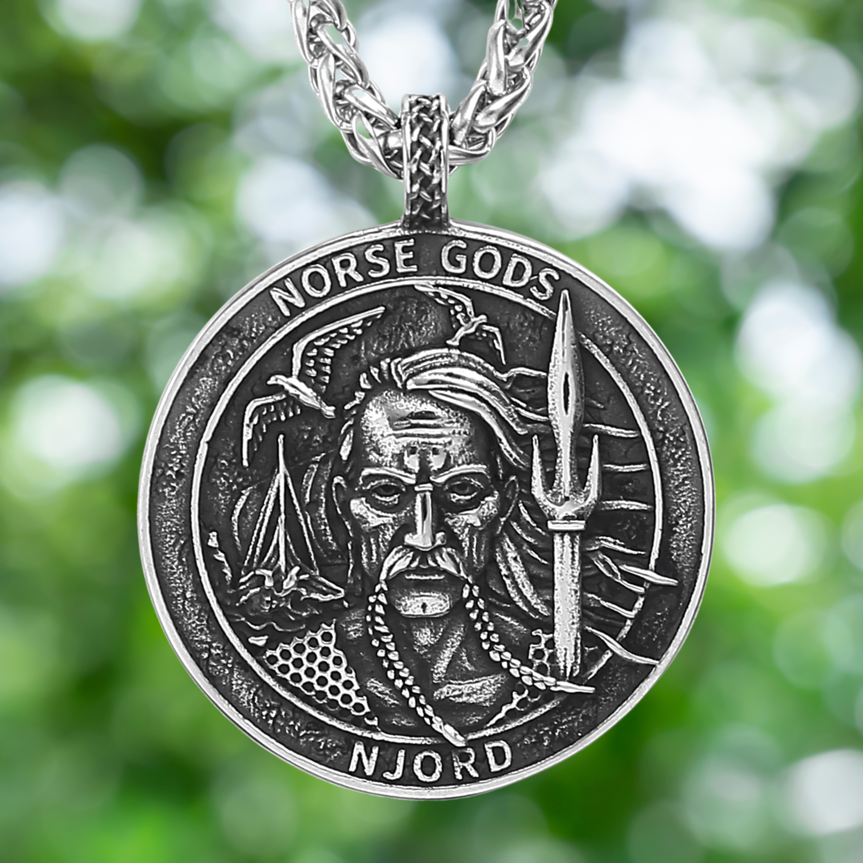 Njörd & Vegvísir Amulet 0 NEW ARRIVAL   